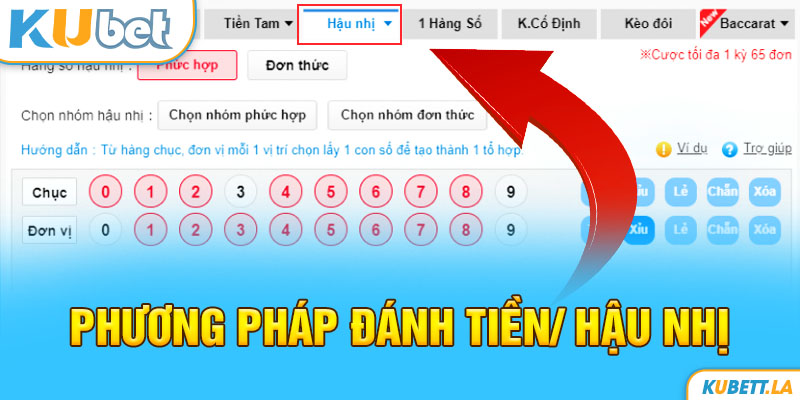 Phương pháp đánh tiền/ hậu nhị